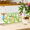Metal Happy Spring Sign, Spring Decorations for Home, Office, Shelf, Mantel, Indoor, Spring Flower Decor, Spring Butterfly Table Top Party Decoration (Spring)